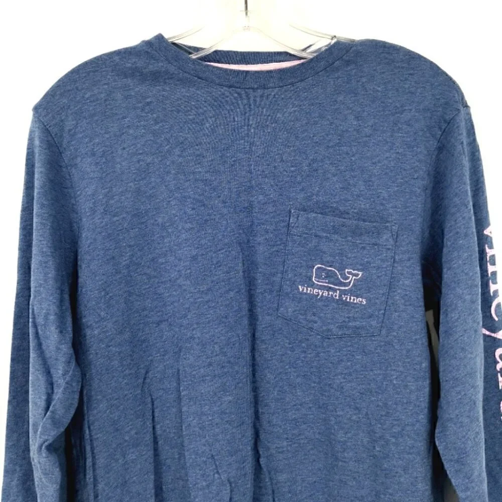 Vineyard Vines Women's XS Cotton Pink Whale Top - Picture 6 of 11